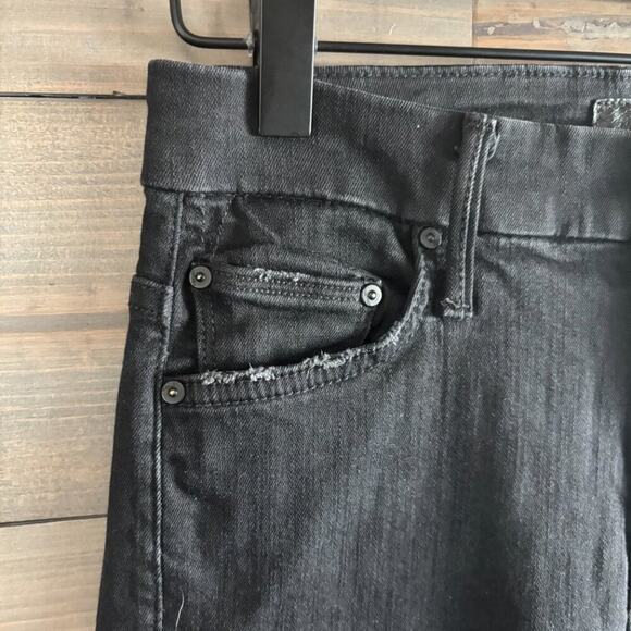 MOTHER | High-Waisted Looker Black Wash: Not Guilty Cut#604962 Size 25 - Picture 3 of 13